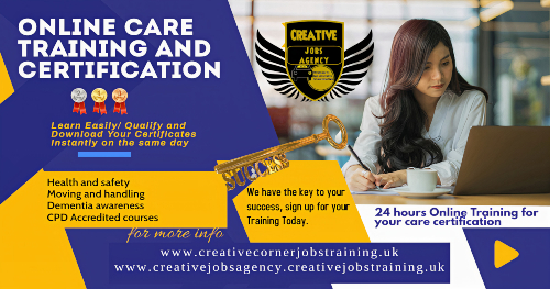 Creative Jobs Agency | best online training for security and care work in the UK