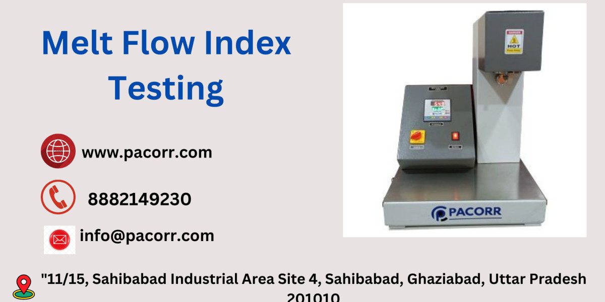Why Pacorr’s Melt Flow Index Tester is a Game Changer for Polymer Manufacturers Worldwide