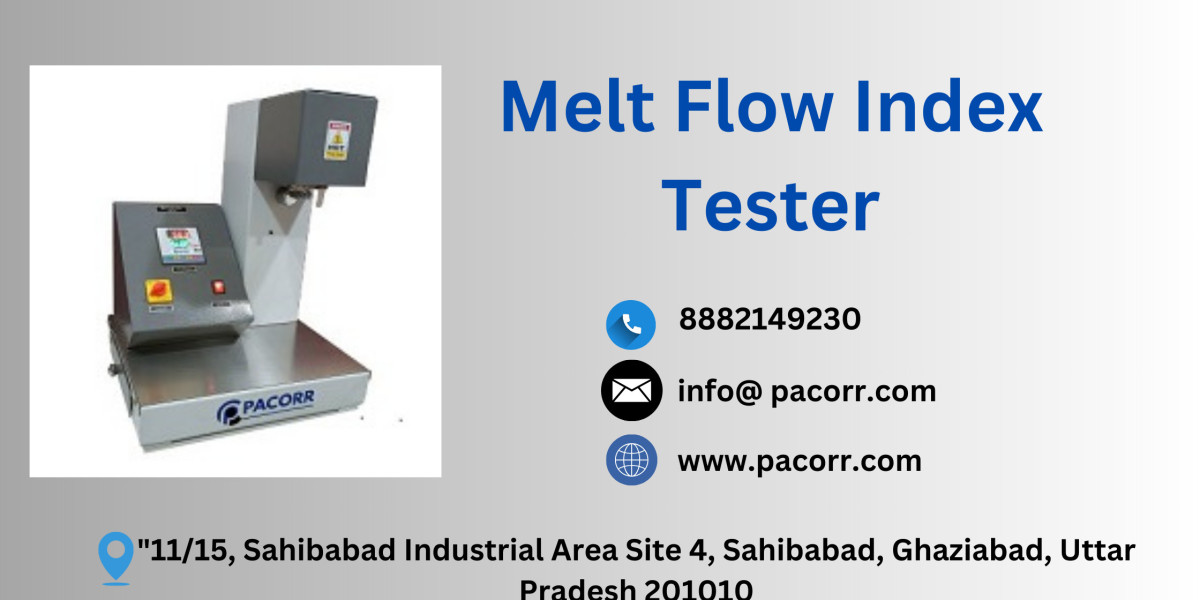 Ensure Your Polymer Products Meet Global Standards with Pacorr’s Accurate Melt Flow Index Tester