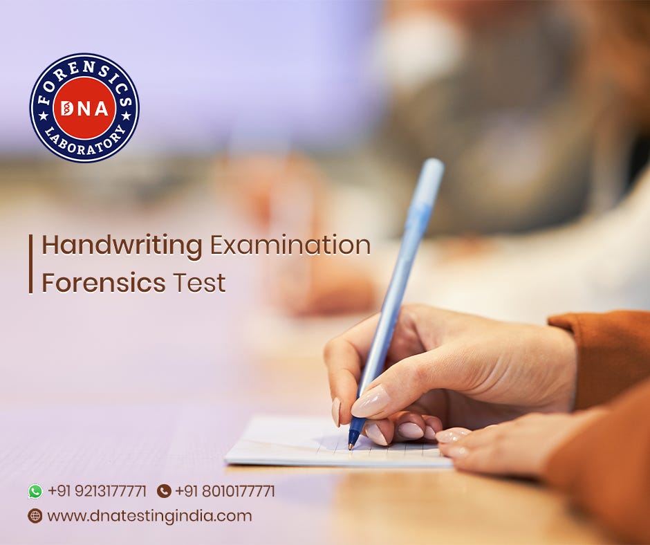 How is Handwriting Examination Helpful in Forensics Science? | by Dnatetingindia | Oct, 2024 | Medium